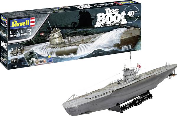 Revell 05675 RV 1:144 Das Boot Collector's Edition - 40th Anniversary model lodi, stavebnice 1:144