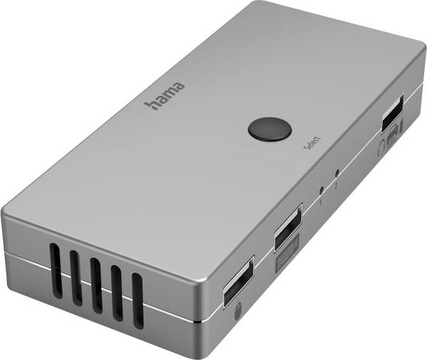 Hama  2 + 2 port přepínač KVM HDMI USB 4096 x 2160 Pixel