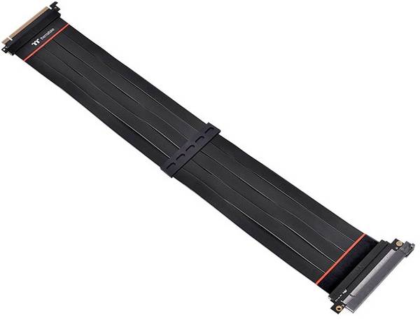 Thermaltake  PCIe riser kabel  PCIe 4.0  Zástrčka PCIe x16, Zásuvka PCIe x16  0.60 m  černá    AC-059-CO1OTN-C1