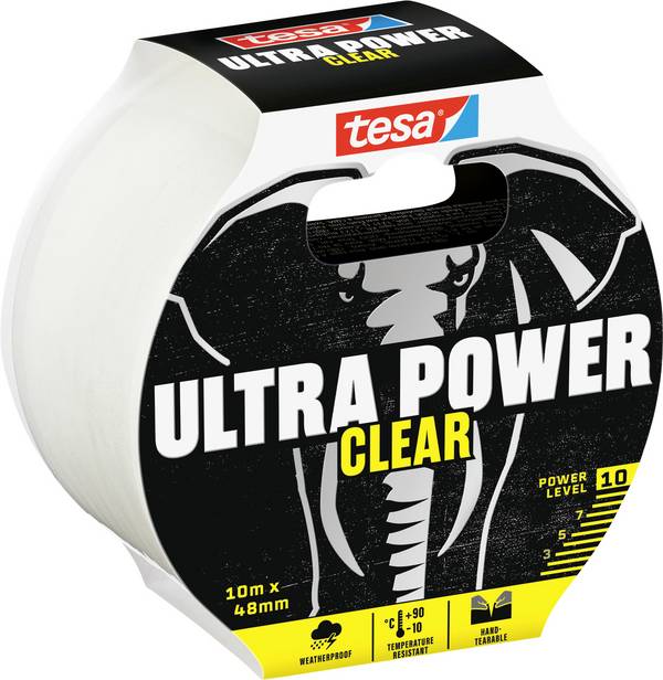 tesa ULTRA POWER CLEAR 56496-00000-00 instalatérská izolační páska  transparentní (d x š) 10 m x 48 mm 1 ks