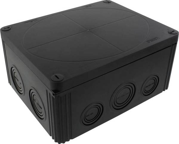 Wiska 10110739 rozbočovací krabice  (d x š x v) 200 x 160 x 94 mm černá IP66 / IP67 1 ks
