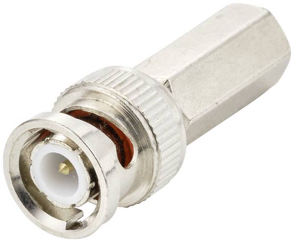 TRU COMPONENTS TC-9920712 BNC konektor zástrčka, rovná 75 Ω 1 ks