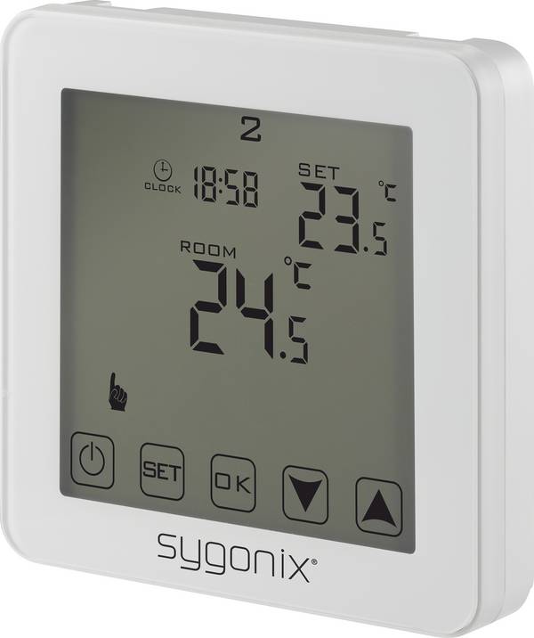 Sygonix Touch 2 pokojový termostat pod omítku, SY-4961570, týdenní program, 1 ks