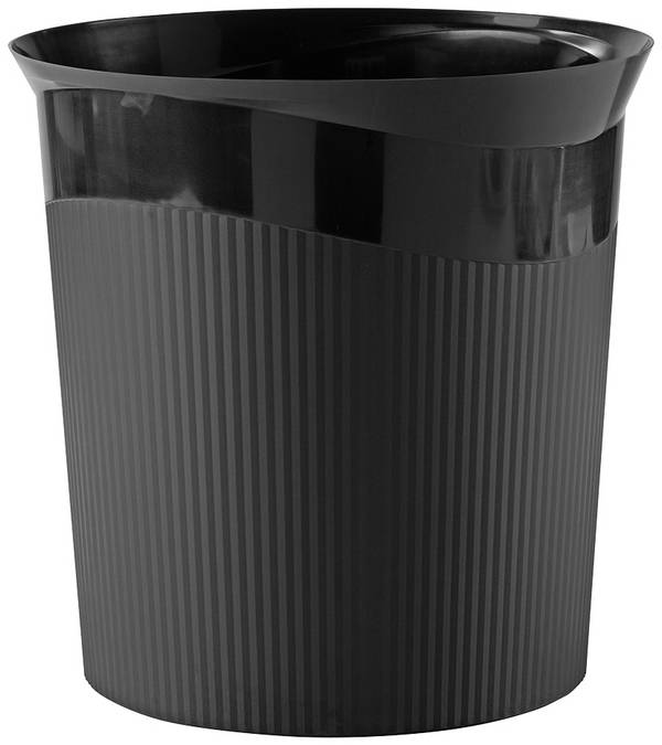 HAN Re-LOOP 18148-913  odpadkový koš 13 l (Ø x v) 28.8 cm x 28.7 cm recyklovaný plast černá 1 ks