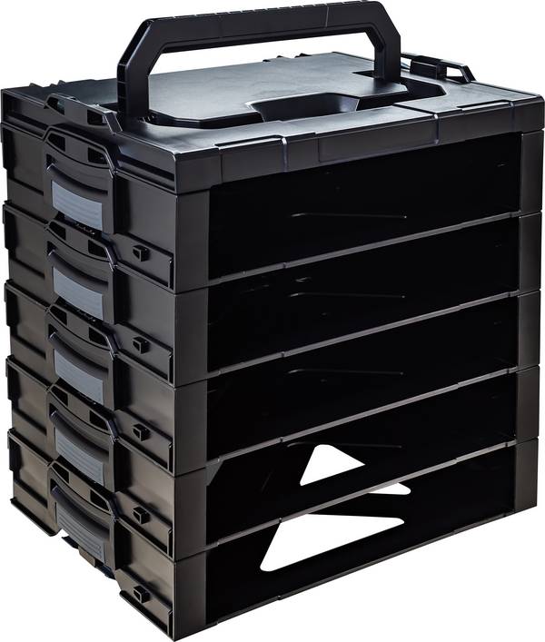 Sortimo i-BOXX Rack, 6100000339 box na nářadí, ABS, černá