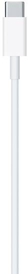 Bílý USB-C kabel se standardní koncovkou, vhodný pro přenos dat a nabíjení.