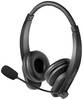 LogiLink BT0060 Headset otevřená (On Ear) Bluetooth® stereo černá regulace hlasitosti Počítače
