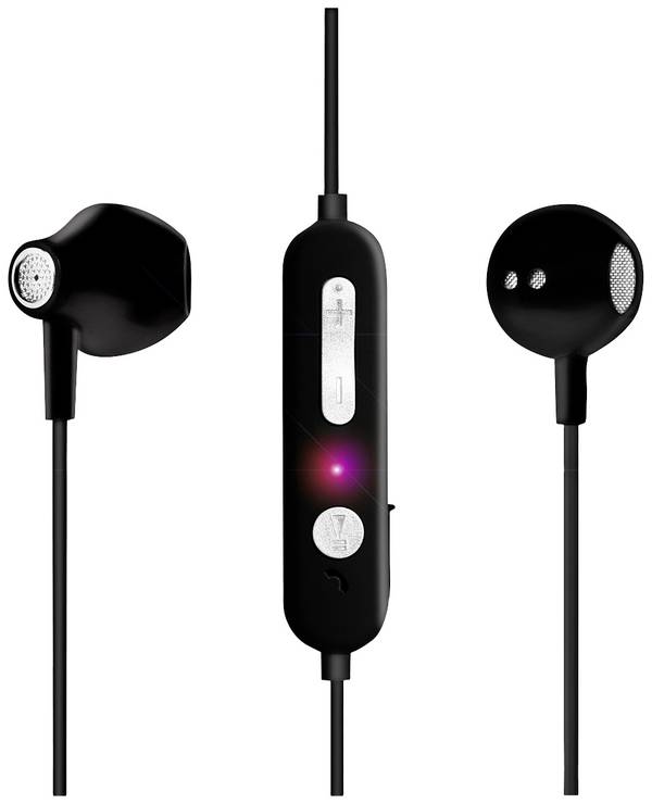 LogiLink BT0056  špuntová sluchátka (In Ear) Bluetooth® stereo černá   sportovní