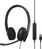 EPOS EPOS ADAPT 160T USB II - Headset - On-Ear - kabelgebunden Headset otevřená (On Ear) kabelová stereo černá Potlačení hluku regulace hlasitosti, Vypnutí zvuku mikrofonu telefon