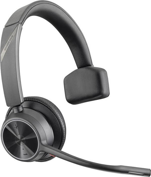 HP Poly VOYAGER 4310 UC  Headset otevřená (On Ear) Bluetooth® mono černá Redukce šumu mikrofonu, Potlačení hluku Vypnutí zvuku mikrofonu telefon