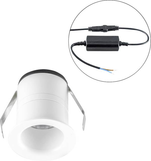 EVN C44050102 C44050102 LED vestavné svítidlo, LED, pevně vestavěné LED, 5 W, bílá