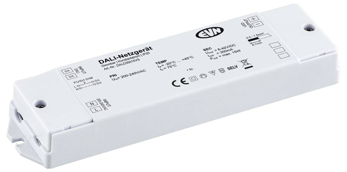 EVN DALD35015VS LED stmívač 15 W 178 mm 46 mm-1