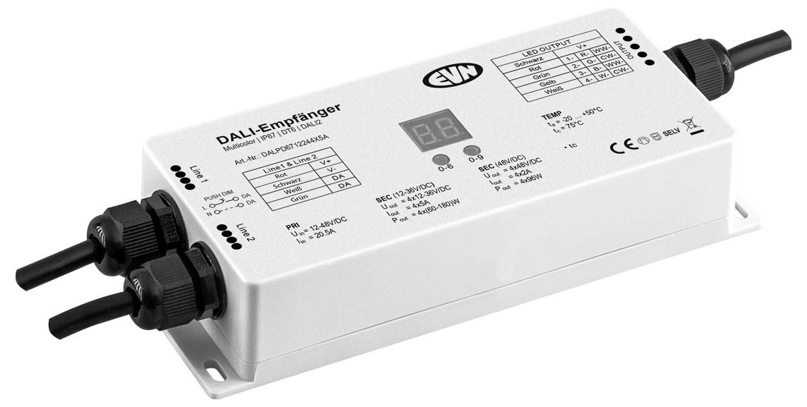 EVN DALPD6712244X5A LED stmívač 210 mm 74 mm-1