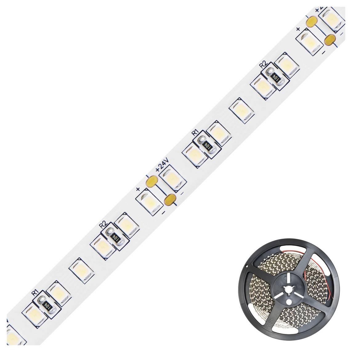 EVN IC2048652802 LED pásek Energetická třída (EEK2021): F (A - G) volný konec 48 V 5 m teplá bílá Piece 1 ks-1