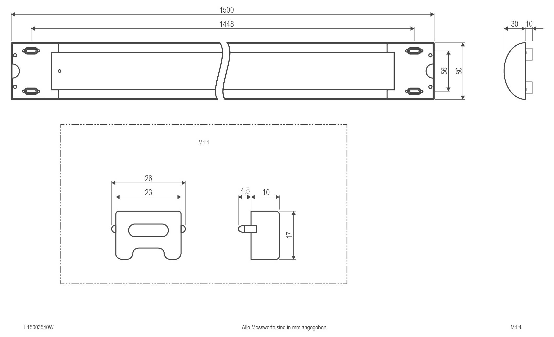 EVN L15003540W L15003540W LED stropní svítidlo 35 W LED bílá-2