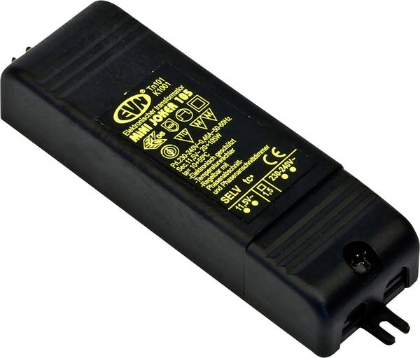 EVN MINI JOKER 105 Halogenový transformátor  12 V 20 - 105 W stmívací s fázovým stmívačem pro zapnutí