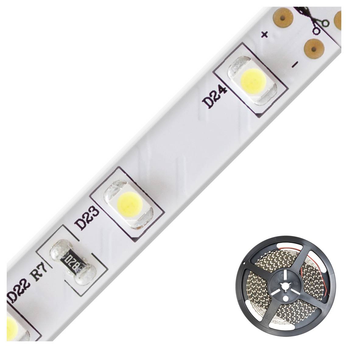 EVN SB6724302840 LED pásek Energetická třída (EEK2021): F (A - G) volný konec 24 V 5 m neutrální bílá 1 ks-1