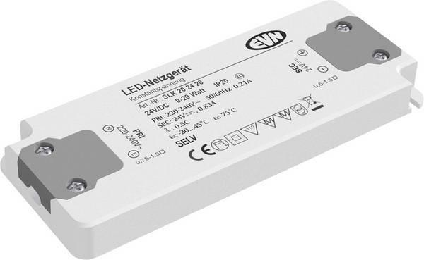 EVN SLK202420 napájecí zdroj pro LED  konstantní napětí 20 W  24 V/DC bez možnosti stmívání 1 ks