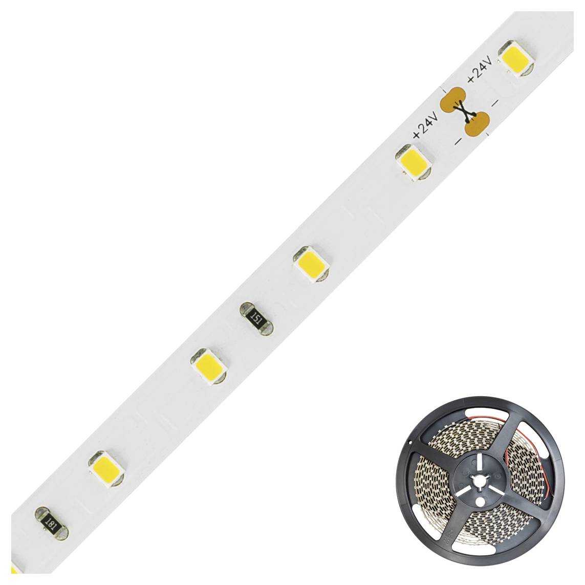 EVN STR2024302840 LED pásek Energetická třída (EEK2021): F (A - G) volný konec 24 V 5 m neutrální bílá 1 ks-1