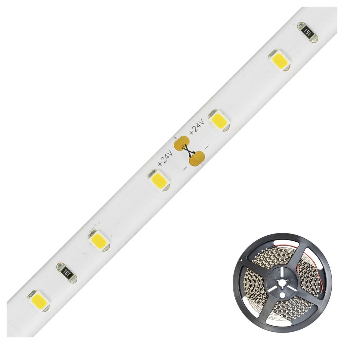 EVN STR5424302827 LED pásek Energetická třída (EEK2021): F (A - G) volný konec 24 V 5 m teplá bílá 1 ks-1