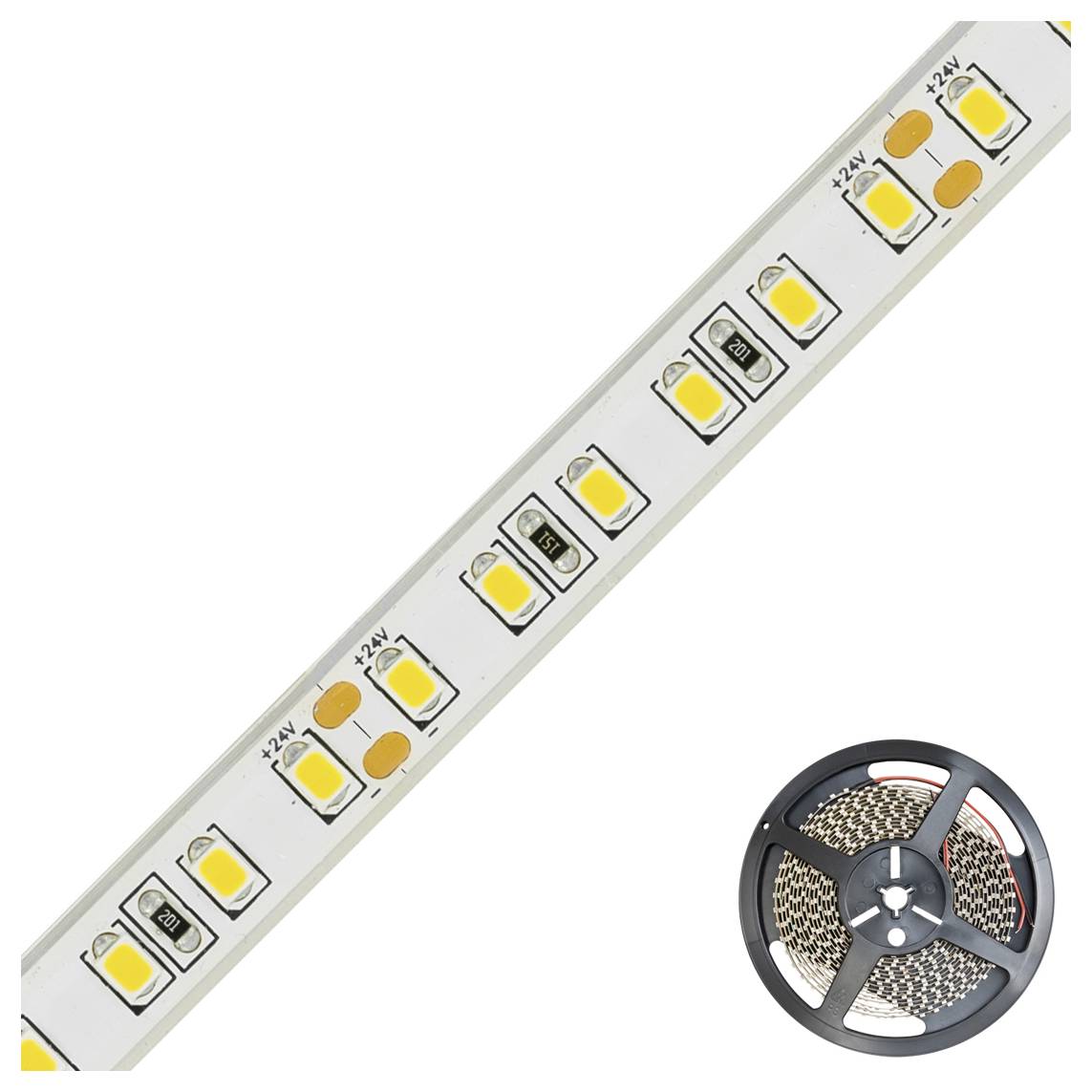 EVN STR6724602840 LED pásek Energetická třída (EEK2021): F (A - G) volný konec 24 V 5 m neutrální bílá 1 ks-1