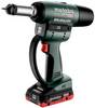 Metabo NMP 18 LTX BL M10 Akumulátorová nýtovací pistole, 18 V, 4 Ah Li-Ion vč. nabíječky, vč. 2x aku, 601788800