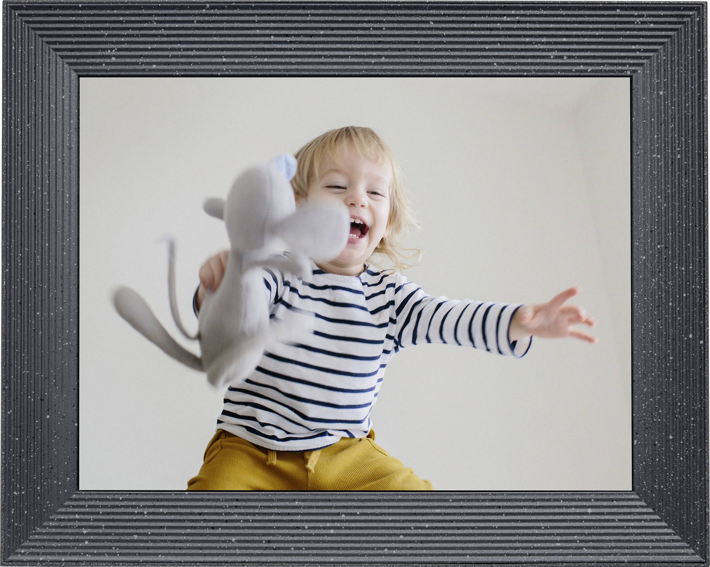 Aura Frames Mason Luxe digitální fotorámeček 24.6 cm 9.7 palec  2048 x 1536 Pixel  křemenová šedá