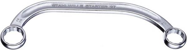 Stahlwille 41091113 27 11 X 13 oboustranný očkový klíč  Délka klíče (cm) (jen pro nadpis) 11 - 13 mm