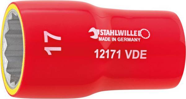 Stahlwille 12171 VDE-7 02380007 Dvojitý šestiúhelník vložka pro nástrčný klíč  7 mm     3/8"