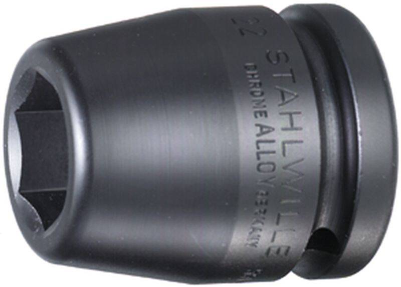 Černý šestihranný čep s nápisem 'STAHLWILLE CHROME ALLOY'.