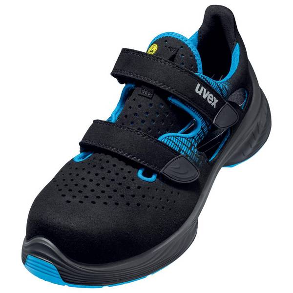 uvex 1 G2 6828739  bezpečnostní sandále S1, velikost (EU) 39, modrá, černá, 1 pár