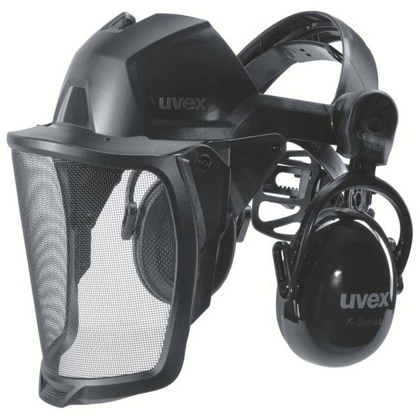 uvex pheos faceguard 9790215 síťovaný ochranný štít   černá