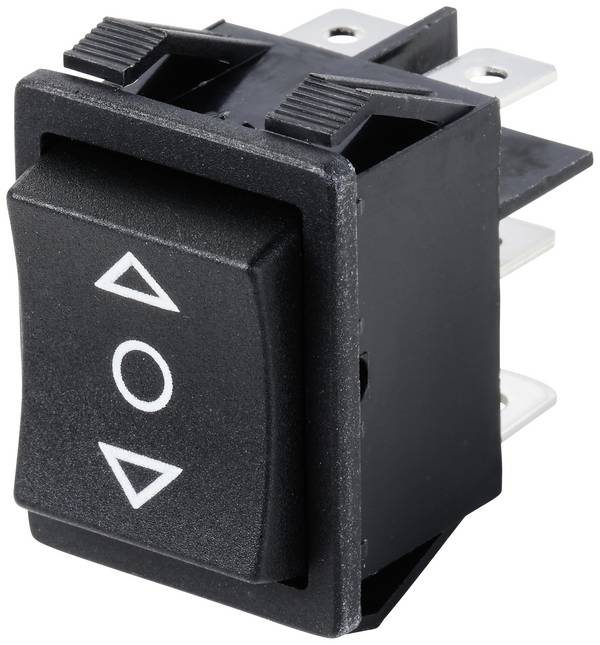 TRU COMPONENTS TC-9957468 kolébkový spínač R5-SP3072 250 V/AC 16 A 2x (zap)/vyp/(zap) bez aretace/0/bez aretace 1 ks