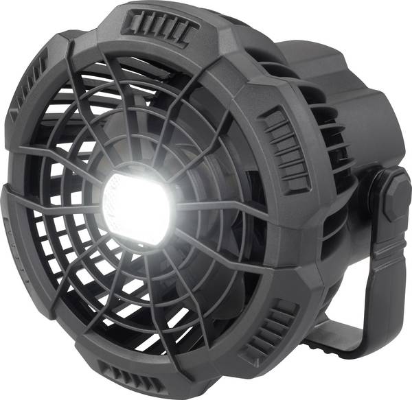 Rechargeable Akumulátorový ventilátor    černá s dálkovým ovládáním, natáčecí, s osvětlením