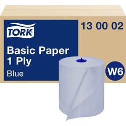 TORK 130002 papírové utěrky, skládané (d x š) 250 m x 19.5 cm modrá 6 Role / balení 1 sada