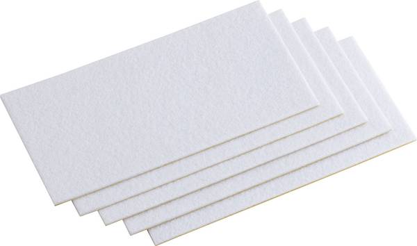 Metafranc WU0645436 plstěné podložky čtvercová, samolepicí bílá (d x š) 200 mm x 100 mm 1 sada