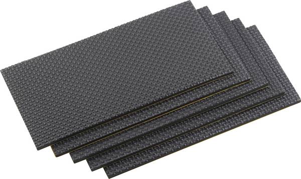 Metafranc WU0645726 Podložka pod nábytek samolepicí černá (d x š) 200 mm x 100 mm 1 sada