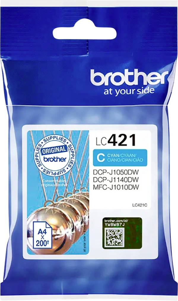 Brother Ink LC-421C originál  azurová LC421C