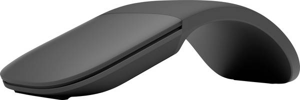 Microsoft Surface Arc optická myš, přenos Bluetooth®, 2 tlačítko, 1000 dpi, černá