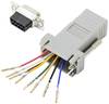 TRU COMPONENTS D-SUB adaptér D-SUB zásuvka 9pólová - RJ45 zásuvka 1 ks