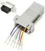 TRU COMPONENTS D-SUB adaptér D-SUB zástrčka 9pólová - RJ45 zásuvka 1 ks