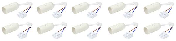 Sygonix SY-4995234 objímka pro žárovku  E14 sada 10 ks 230 V 500 W se svorkovým připojením