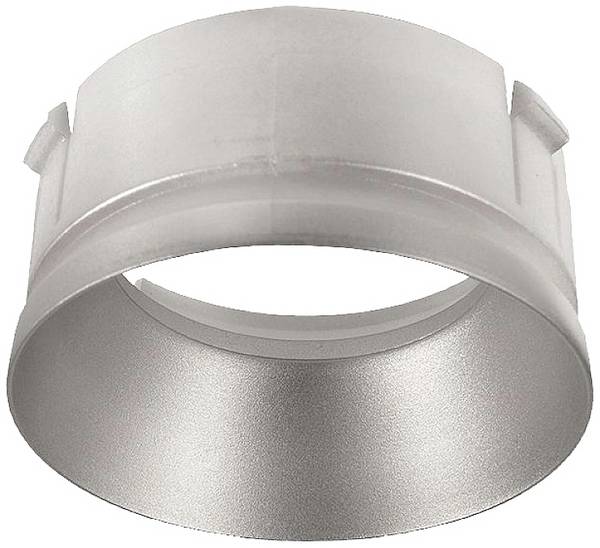 Deko Light 930366 Reflektor Ring Silber für Serie Klara / Nihal Mini / Rigel Mini / Can vysokonapěť. komponent lištových systémů  reflektor  3fázové stříbrná