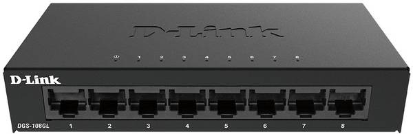 D-Link DGS-108GL/E DGS-108GL/E síťový switch 8 portů 1 GBit/s