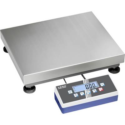 Elektronická váha s velkým plochým vážním talířem z nerezové oceli a digitálním displejem zobrazujícím '0,00 kg'.