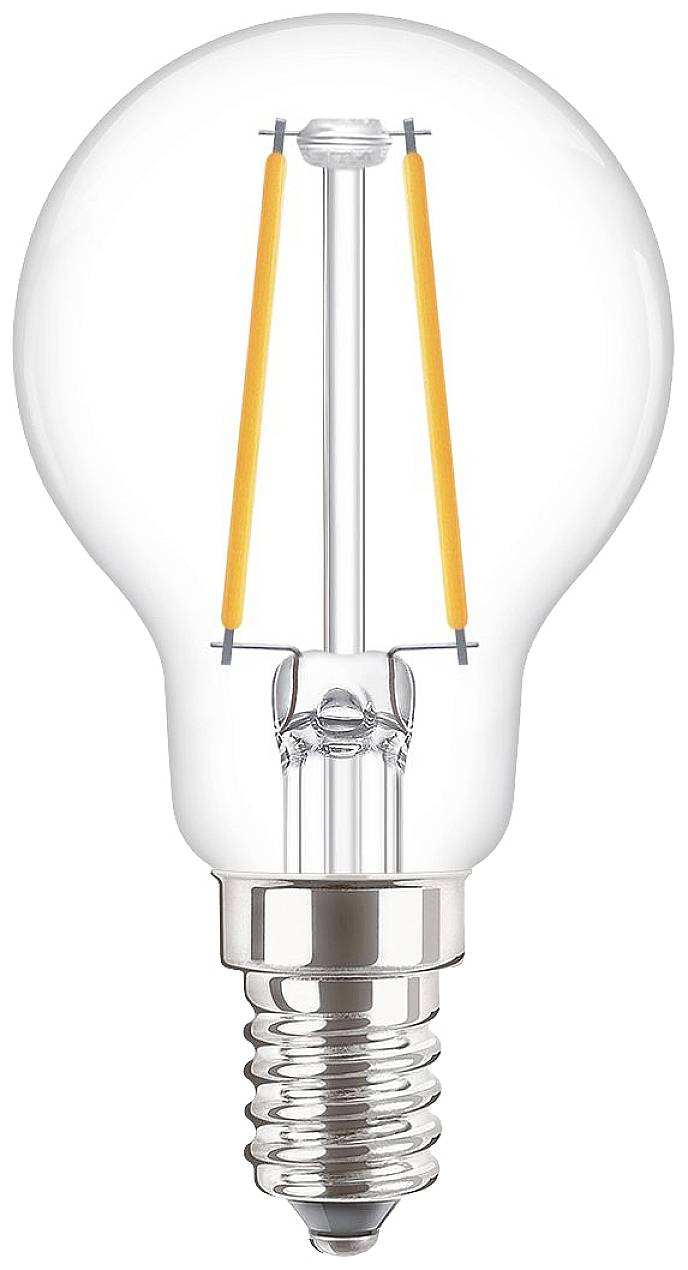 Philips LED 34774800 LED Energetická třída (EEK2021) E (A - G) E14 kapkový tvar 2 W = 25 W teplá bílá (Ø x d) 45 mm x 80