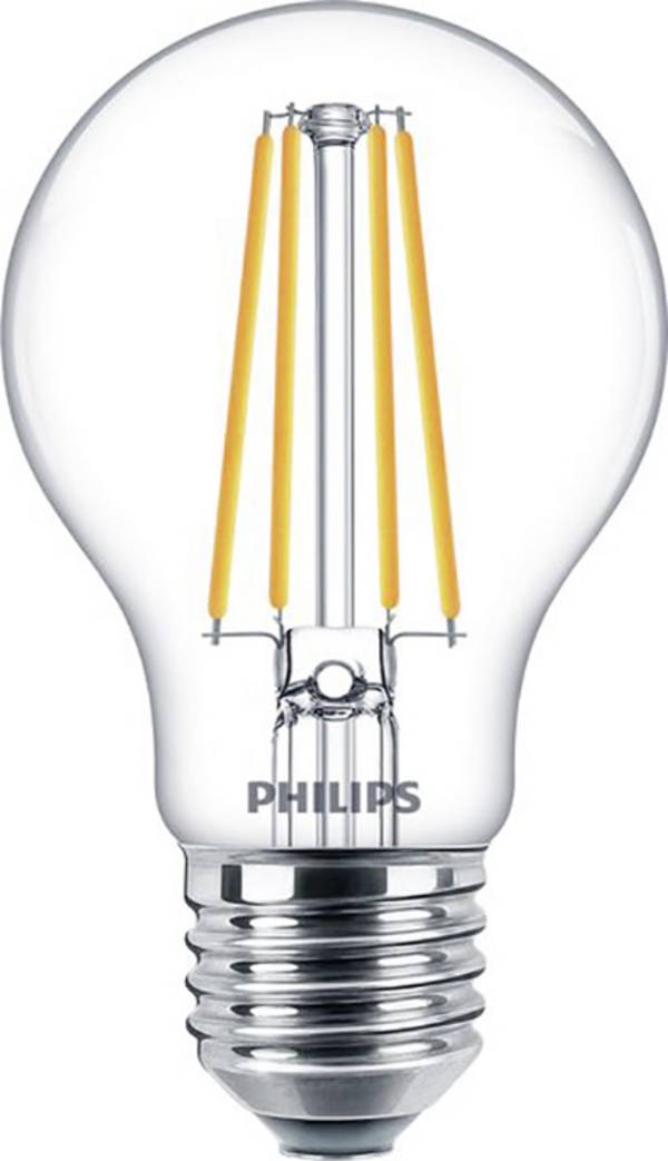 Philips LED 34712000 LED Energetická třída (EEK2021) E (A - G) E27 klasická žárovka 8.5 W = 75 W teplá bílá (Ø x v) 60 mm x 104 mm nestmívatelné 1 ks