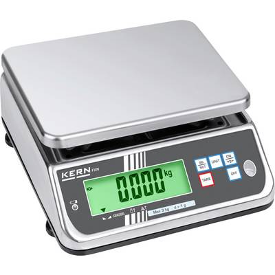 Elektronická stolní váha s digitálním displejem zobrazuje '0,000 kg'. Ovládací tlačítka pro tárování, změnu jednotek a zapnutí/vypnutí.
