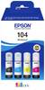 Epson C13T00P640 104 EcoTank Multipack náhradní náplň originál Epson černá, azurová, žlutá, purppurová 260 ml