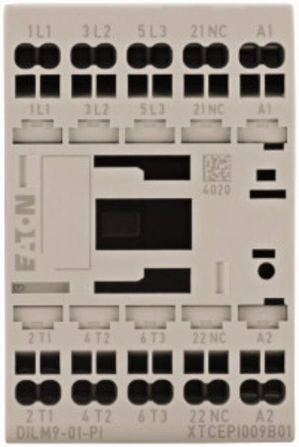 Eaton DILM9-01(24VDC)-PI stykač  3 spínací kontakty 4 kW  9 A    1 ks